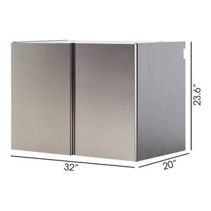 Nova Series - Door Wall Mounted Garage Cabinet, Soft Closing - Dark Gray