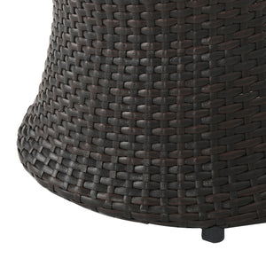 19" Kono Hourglass Table (No Glass Top) End Table