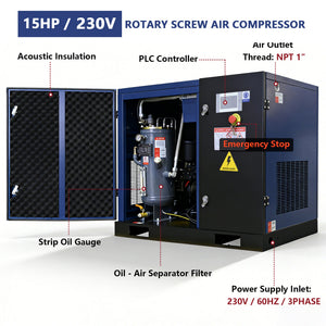 15HP Rotary Screw Air Compressor