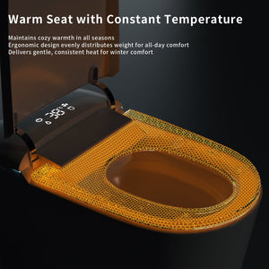 E40 Smart Toilet with Built-In Bidet and Advanced Features