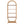 Arched 5 Tier Open Bookshelf For Office - Brown