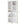Geometric Arched 5 Shelf Art Display Bookcase For Living Room - White