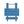 Folding Square Table For Backyard - Blue