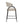 25'' Seat Height Modern Fabric Bar Stools with Back