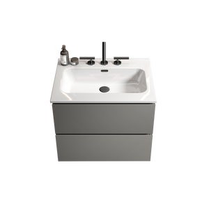TIA 24" Wall Mount Space Grey Bathroom Vanity