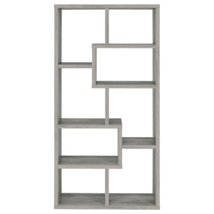 Lawton - 7 Shelf Bookshelf - Driftwood