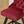 Swivel Velvet Barstools with Button Tufted Decoration - Set of 2 (Wine Red)