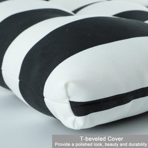 2-Piece High Back Patio Chair Cushion Set