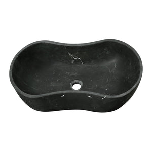 Bathroom Vessel Sink With Wavy Design