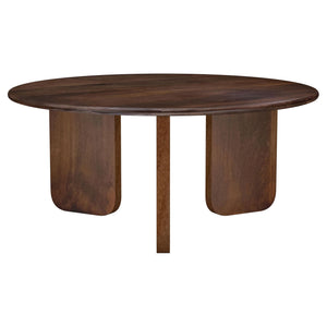 Columbo - 3 Piece Coffee And End Table Set With Round Tops - Brown