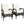 2-Piece Liberatore Dining Chairs with Beige Cushions