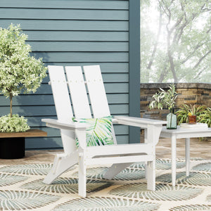 Aurascape Outdoor Comfort Foldable Adirondack Chair