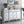 Battista - Mirrored 3 Drawer Wine Cabinet - Silver