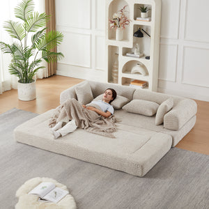 78.9-Inch Convertible Sleeper Sofa