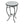 Outdoor Round Side Table With Mosaic Style Top And Curved Iron Legs