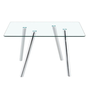 Dining Table With Transparent Surface
