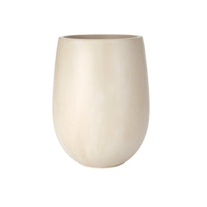U_STYLE Lightweight Round MGO Outdoor Planter Set - 3 Sizes