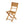 Outdoor Foldable Wood Dining Chair With Slat Design (Set of 2)