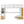 Full Size Loft Bed With Desk And Shelves, 2 Built In Drawers, Storage Staircase - Natural / White