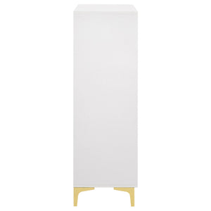 Karena - Rectangular 5 Drawer Chest - White