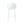 Modern Gable Outdoor Barstool Set of 2 in White