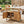 Outdoor Patio Acacia Wood Bar Cart