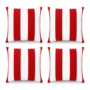 2 Pack Outdoor Pillow Covers - 18x18 Inch, Water-Repellent