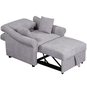 Convertible Sleeper Chair With Adjustable Backrest