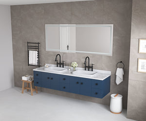 96" x 36" LED Bathroom Mirror with Front and Backlight