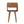 Solid Wood Mini Oak-ish Curve Lower Nightstand