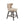 360 Degree Swivel Counter Stool With Silver Detailing