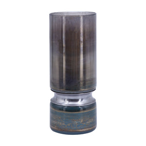 D5.1x13.2" Glass Vase