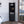 Corner Cabinet Tall With 3 Tier Shelf And 2 Door - Black