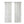 Palm Leaf Burnout Sheer Window Curtain White 50x84