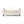 Ivory Fabric Storage Bench with Rolled Arms