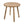 Round Dining Table, Solid Wood - Natural Wood / Brown