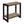 Accent Side Table Narrow Small 2-Tier Contemporary Modern