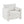 Fixed Modern Accent Chair Single Seater Plush Chenille Lounge Chair With High Resilience Cushion - Ivory White