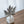 Aluminum Leaf Sculpture with Marble Base