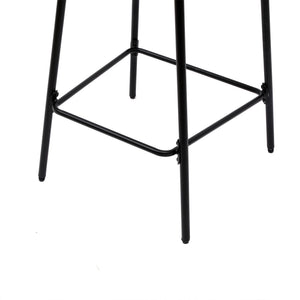 Boho Style Handwoven Paper Rope Counter Stools (Set of 2)