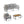 4-Pieces Outdoor Metal Patio Furniture Set with Cushions