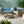 Oana Outdoor Wooden Sectional Set With Cushions, Blue