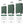 GigaTech 3-Piece Hard Shell Luggage Set (Green)