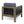 Outdoor Acacia Wood Club Chair With Wicker Accents