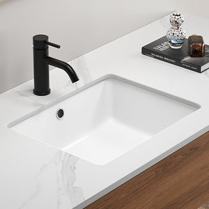 Rectangular Undermount Bathroom Sink