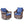 Outdoor Swivel Rocking Wicker Chairs Set of 2