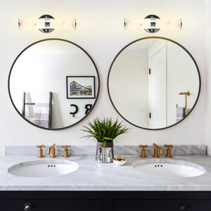 Resin Imitation Marble Wall Light Set of 2