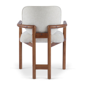 Upholstered Arm Dining Chairs (Set of 2)