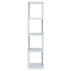4 Tier Bookcase With Accents