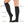 Unisex Compression Socks 15-20 mmHg Graduated Support Sports Fitness Socks for Running Athletic Circulation Recovery Polyester Solid Black